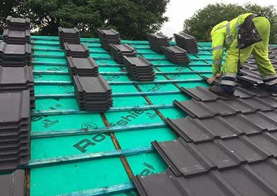 Full roof overhaul and replacement in Dublin by Affordable Roofers team.